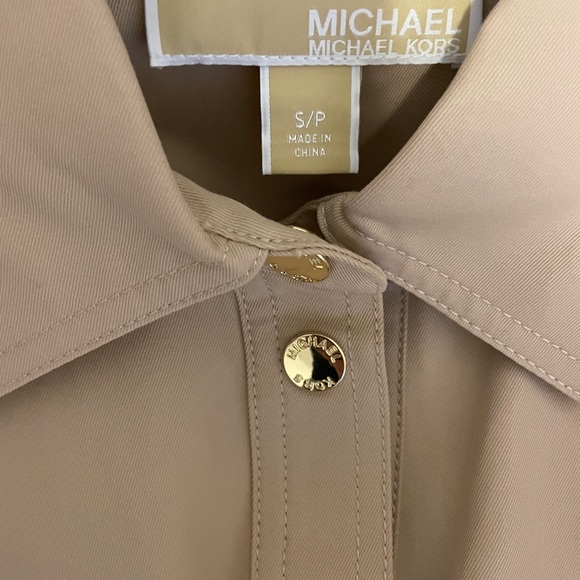 Michael Kors Dress Cotton Blend Twill Utility Dress - Picture 6 of 6